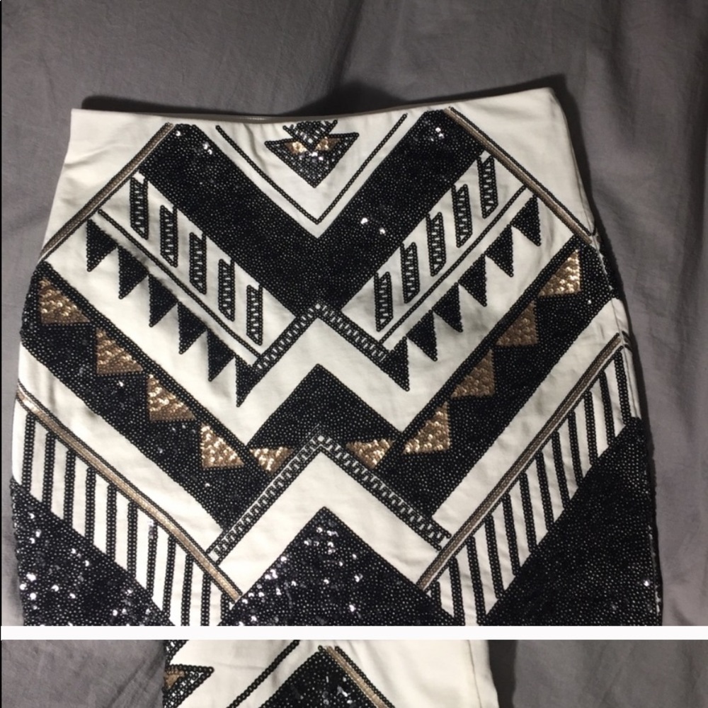 Express- Womans Sequence Mini Skirt - image 3